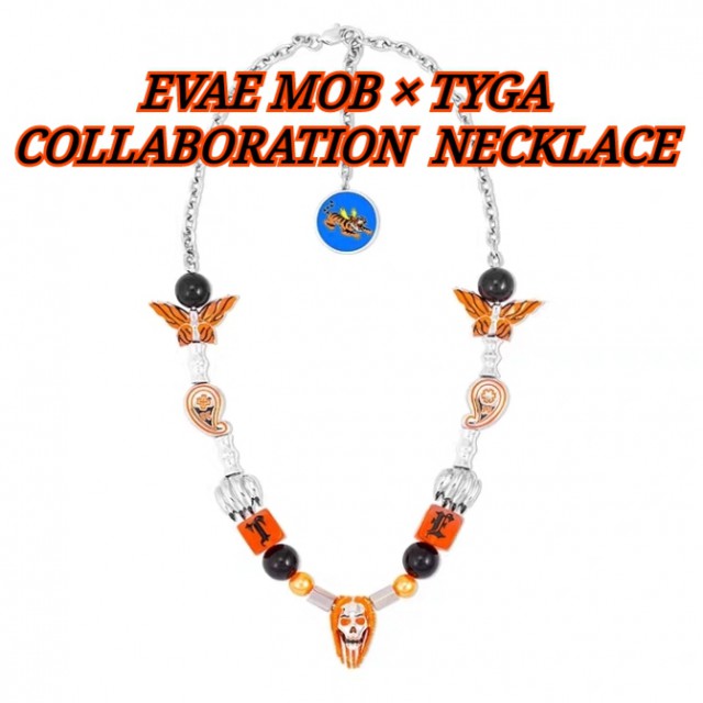 楽天市場】EVAE MOB × TYGA Collaboration Necklace エバーモブ タイガ