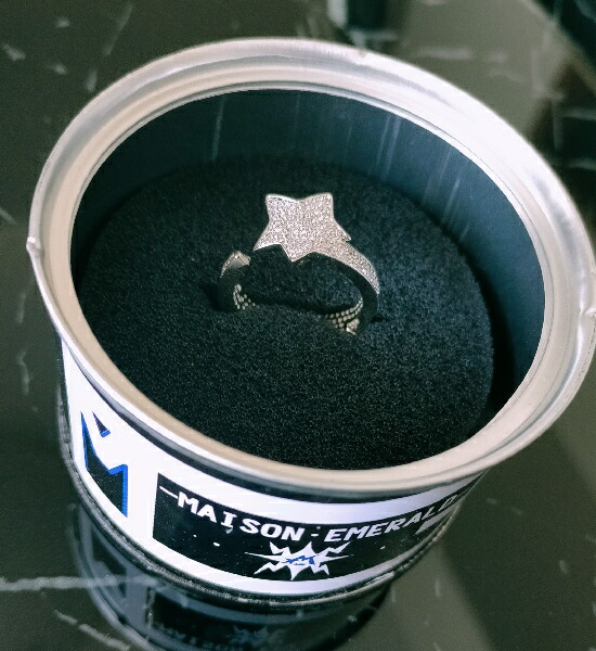 楽天市場】MAISON EMERALD メゾンエメラルド Star Jewelry Stone Ring