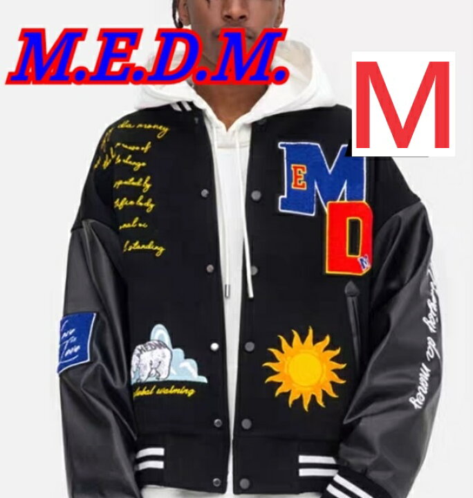 楽天市場】【残り1点】MEDM スタジャン ジャケット Mr. Enjoy. Da 