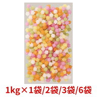 【最安値挑戦中】春日井製菓 金平糖 1kg×1～6袋 まとめ買い 大容量 ストック 業務用 シェア 徳用 製菓材…
