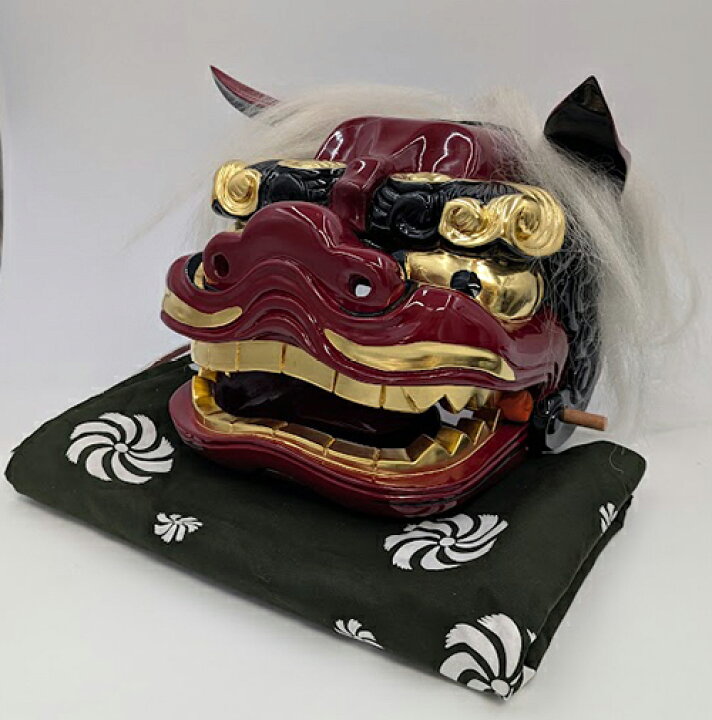 楽天市場】本格 獅子頭 獅子舞衣装（2人用）付 : 神輿工房広仏