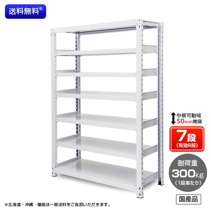 楽天市場】【送料無料】 業務用スチールラック ボルトレス・単体型 