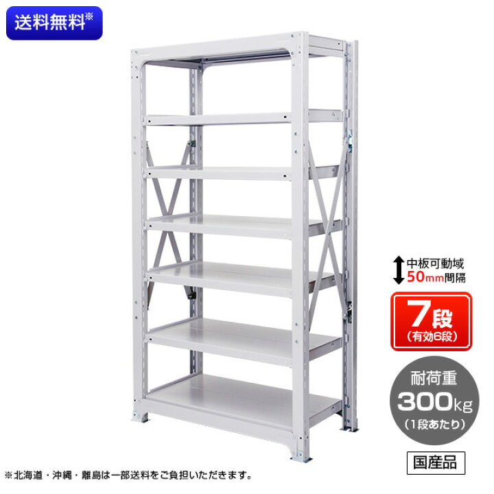 楽天市場】【送料無料】 業務用スチールラック ボルト式・単体型 耐 