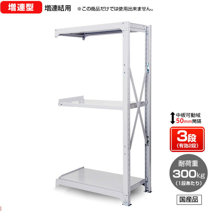 楽天市場】【送料無料】 業務用スチールラック ボルト式・増連型 耐 