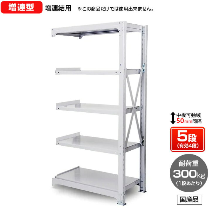 楽天市場】【送料無料】 業務用スチールラック ボルト式・増連型 耐 