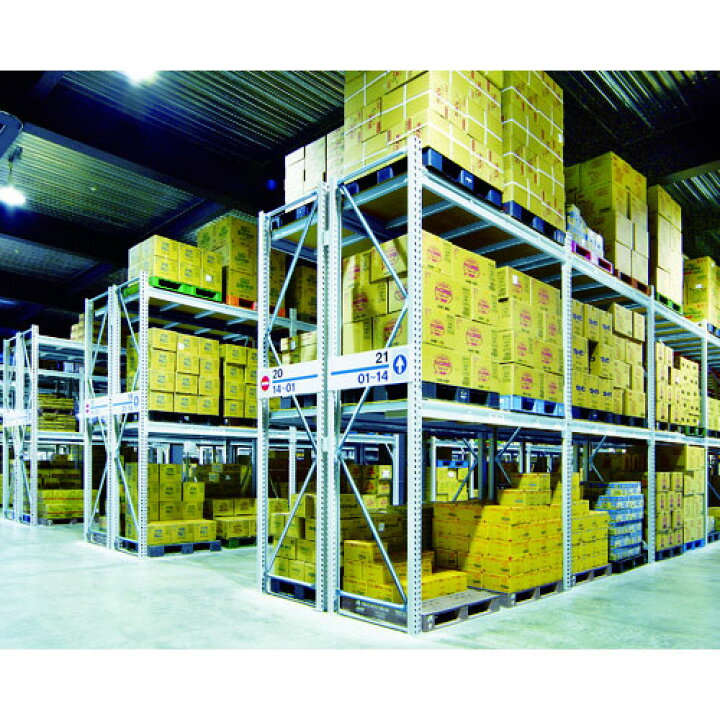 楽天市場】トラスコ【送料別】【パレットラック】積載量1000kg/段 単体 