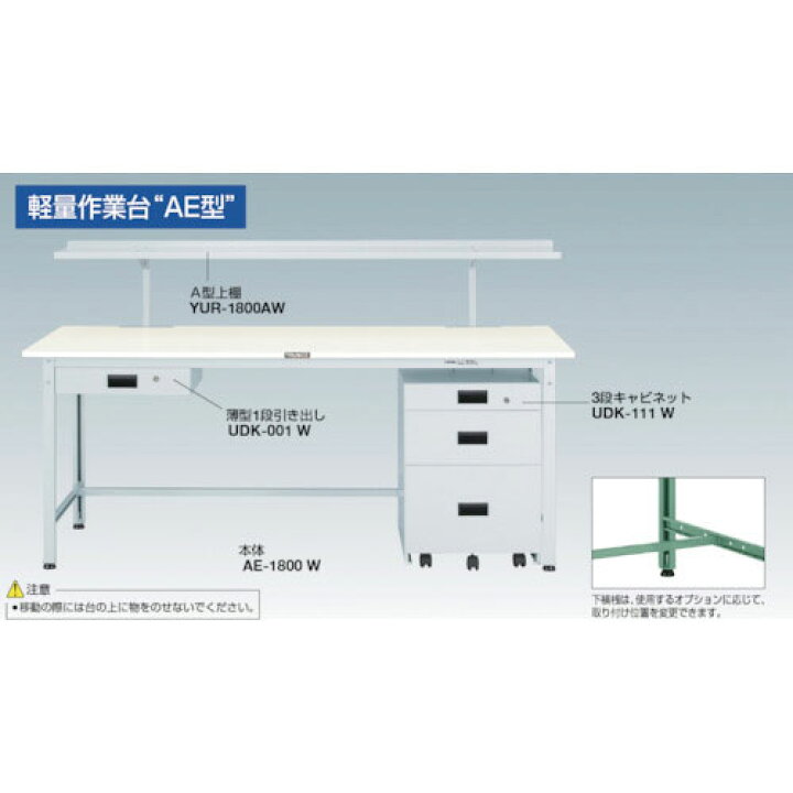楽天市場】【トラスコ】AE型300kgタイプ 軽量作業台（基本タイプ 