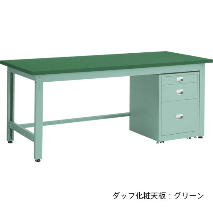 楽天市場】【トラスコ】GW型800kgタイプ 中量作業台（3段キャビネット 