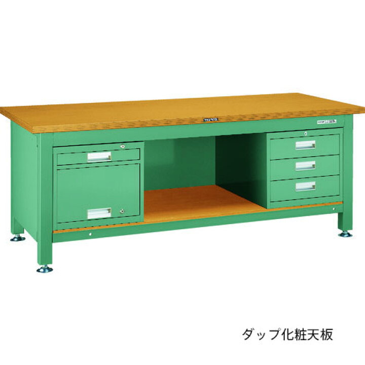 楽天市場】【トラスコ】TWZ型3000kgタイプ 重量作業台（3段引出 