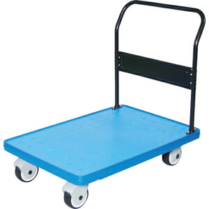 【トラスコ】樹脂製台車 MKPタイプ 固定式 906X616 樹脂キャスター ブラック