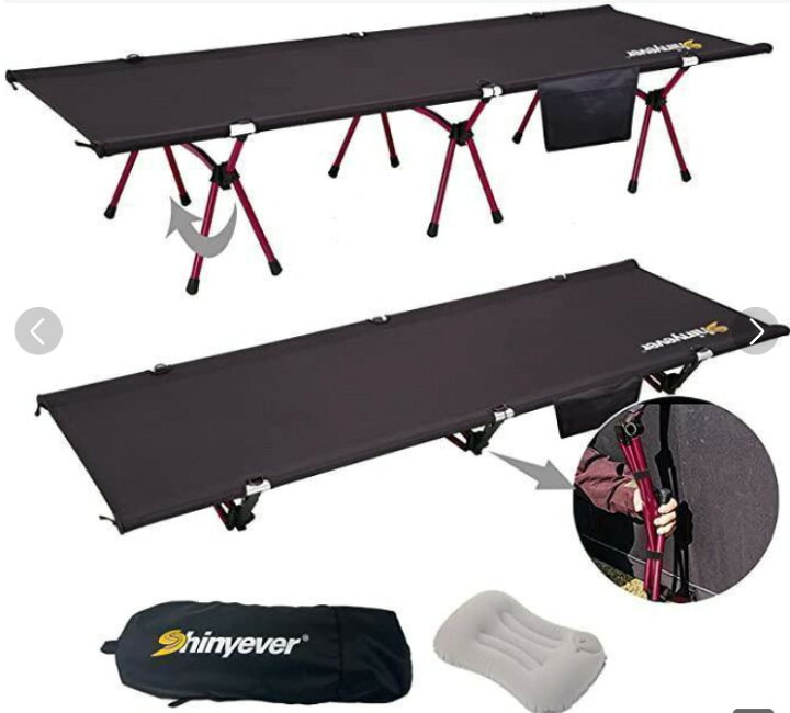 楽天市場】Shinyever コット 2WAY キャンプコット キャンプ ベッド 