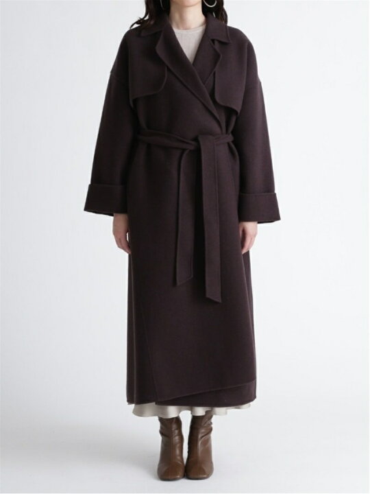 楽天市場】【SALE／30%OFF】トレンチディテール接結ロングコート Mila  