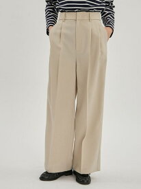 【UVカット】【防シワ】ドライタッチ2タックワイドパンツ Mila Owen ミラオーウェン パンツ その他のパンツ ピンク ブラック【送料無料】[Rakuten Fashion]