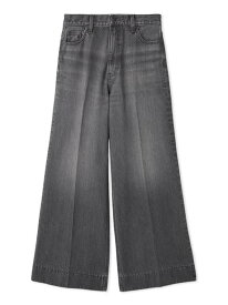 【SALE／40%OFF】ヘムデザインセミフレアデニムパンツ Mila Owen ミラオーウェン パンツ ジーンズ・デニムパンツ グレー【RBA_E】【送料無料】[Rakuten Fashion]