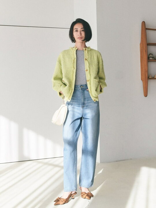 楽天市場】【SALE／50%OFF】ツイードニットジャケット Mila Owen ミラ 