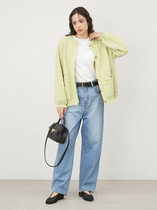 楽天市場】【SALE／50%OFF】ツイードニットジャケット Mila Owen 