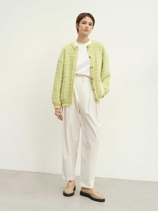 楽天市場】【SALE／50%OFF】ツイードニットジャケット Mila Owen ミラ 