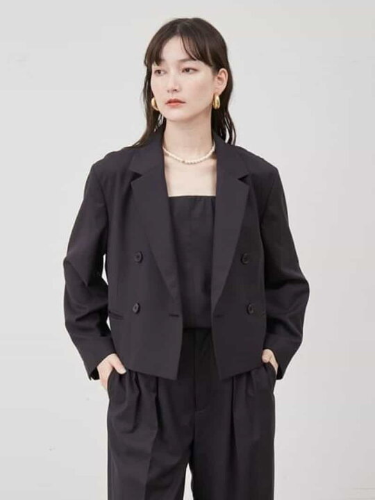 楽天市場】【SALE／50%OFF】3ピーススペンサー丈ダブルブレスト 