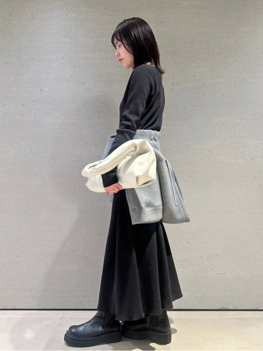 [ミラオーウェン] ラッフルナローワンピ 09WFO241954 レディース BLK