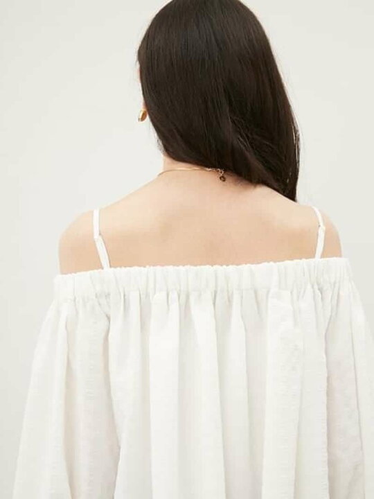 楽天市場】【SALE／50%OFF】パフスリーブオフショルダーブラウス Mila 