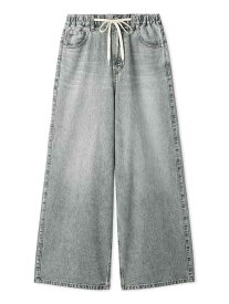 【MILA PANTS】ウエストゴムドロストイージーデニムパンツ Mila Owen ミラオーウェン パンツ ジーンズ・デニムパンツ【送料無料】[Rakuten Fashion]