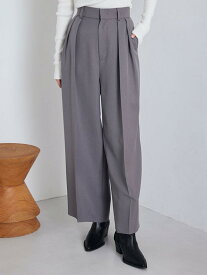 【SALE／50%OFF】美形ワイドパンツ Mila Owen ミラオーウェン パンツ その他のパンツ ブラック ベージュ グレー【RBA_E】【送料無料】[Rakuten Fashion]