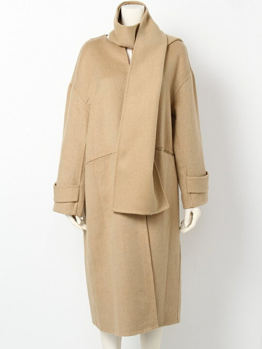 楽天市場】【SALE／40%OFF】ストール付ノーカラー接結CT Mila Owen 