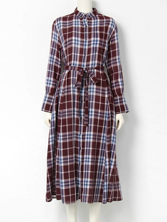 楽天市場】【SALE／30%OFF】共ベルト付チェックシャツOPS Mila Owen  