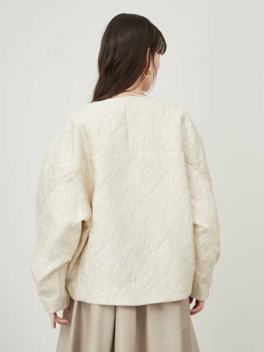 楽天市場】【SALE／50%OFF】膨れジャガードコクーンブルゾン Mila Owen 