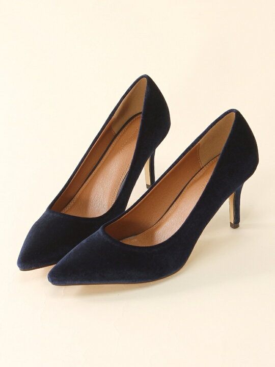 楽天市場】【SALE／45%OFF】ポインテッドベロアパンプス Mila Owen 