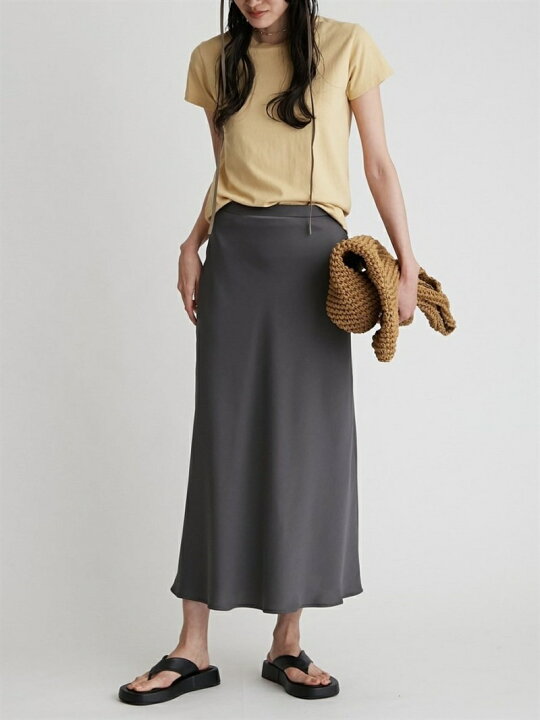 楽天市場】【SALE／50%OFF】サテンバイアスロングスカート Mila Owen 