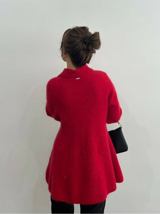 楽天市場】【SALE／50%OFF】衿付きペプラムニットプルオーバー【手洗い 
