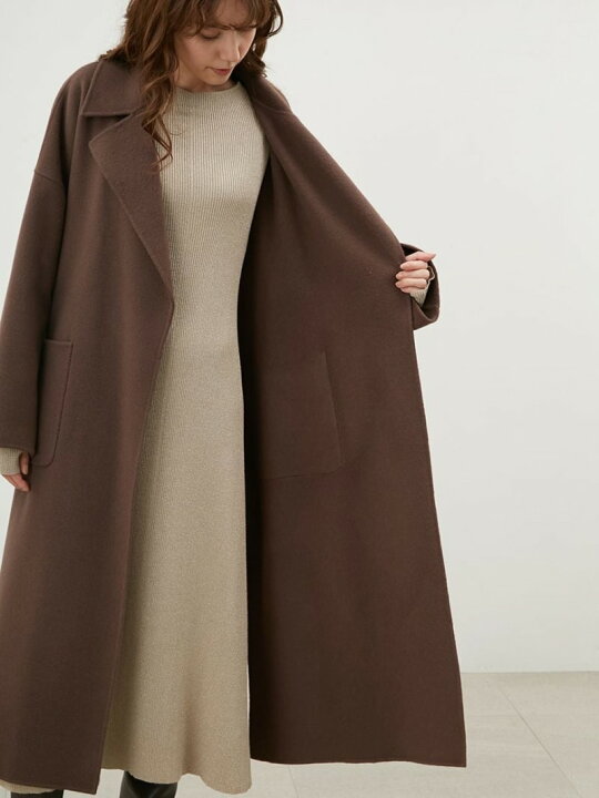 楽天市場】【SALE／50%OFF】ウールロングコート Mila Owen ミラ 