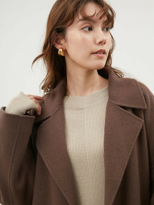 楽天市場】【SALE／50%OFF】ウールロングコート Mila Owen ミラ 