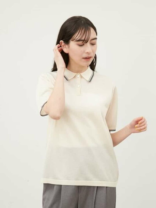 楽天市場】【SALE／50%OFF】ポロ衿ラメシアーニット Mila Owen ミラ 