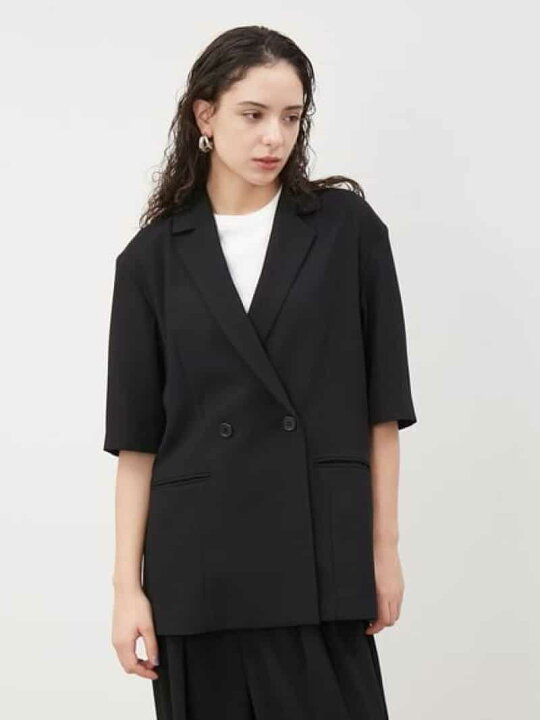 楽天市場】【SALE／40%OFF】ショートスリーブダブルジャケット【手洗い 