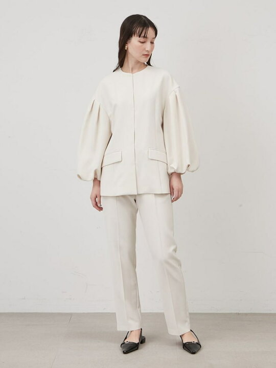 楽天市場】【SALE／50%OFF】バルーンスリーブジャケット*パンツSET UP 