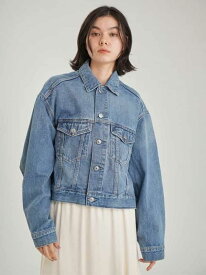 ワイドスリーブクロップドデニムジャケット Mila Owen ミラオーウェン ジャケット・アウター デニムジャケット【送料無料】[Rakuten Fashion]