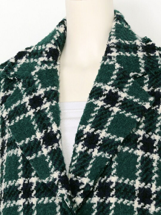 楽天市場】【SALE／53%OFF】ツィードチェスターコート Mila Owen ミラ 