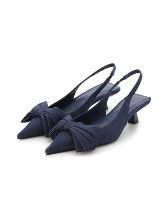 楽天市場】【SALE／40%OFF】リボンモチーフスリングバッグパンプス 