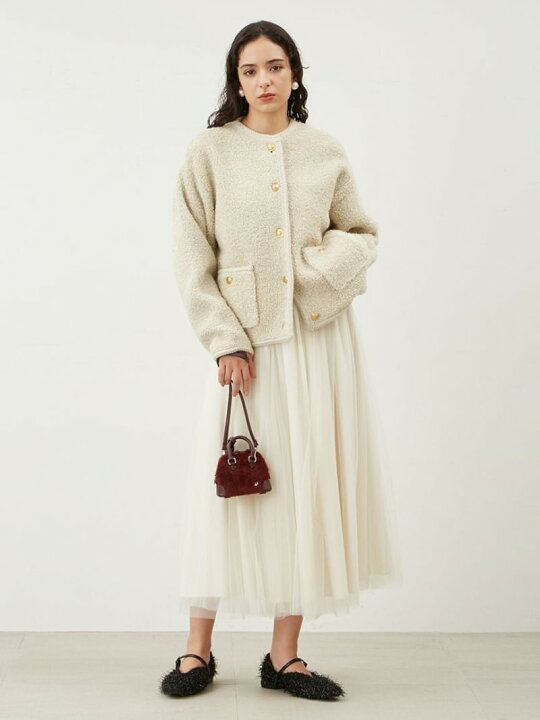 楽天市場】【SALE／50%OFF】ロングボリュームチュールスカート Mila  