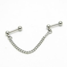 楽天市場 2連チェーン ピアスの通販