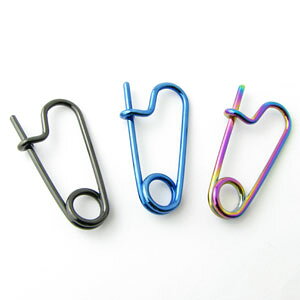 ボディピアス 16g 14g 3色から選ぶ安全ピン型ボディピアス14G or 16G サージカルステンレス製 sfp-c