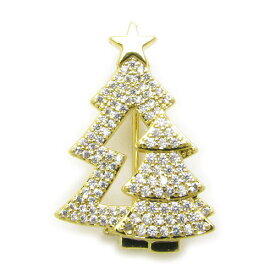 ブローチ クリスマスツリー レディース メンズ ピンブローチ シンプル ラペルピン CHS10084【GEM plus】 【結婚式】
