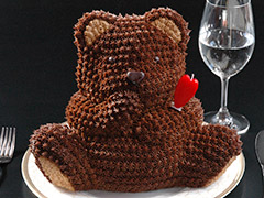 マイルストーン ベアー（バースデーケーキ/誕生日ケーキ/立体ケーキ/デコレーションケーキ/3Dケーキ/クマの立体ケーキ/ギフト）