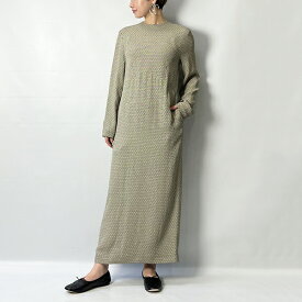 SHINZONE シンゾーン KOMON JACQUARD DRESS 24SMSOP03 2024春夏新作