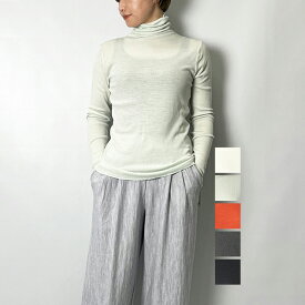TICCA ティッカ ウールシルクボトルネックプルオーバー TBDA-282