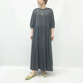 FLORENT フローレント ハーフスリーブロングドレス 2505F06005