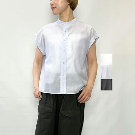 TICCA ティッカ コットンシルクフレンチシャツブラウス TBFS-111 2026春夏新作