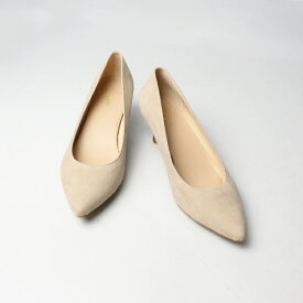 TReS TReS トレトレ 本革ポインテッドパンプス TR12 BEIGE SUEDE 2024春夏新作